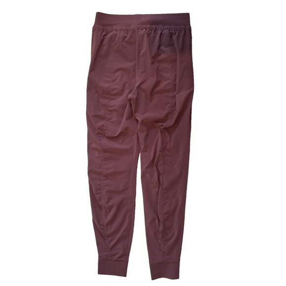 Athleta Altitude mid rise jogger, zip pockets cuffed,‎ 988416, maroon, size 6T - Picture 4 of 12